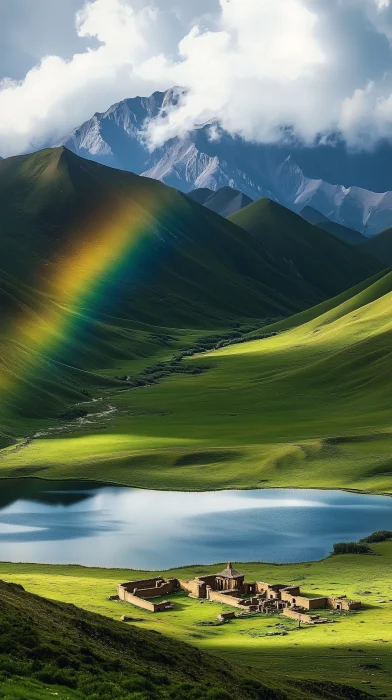 Green Grasslands of Tibet