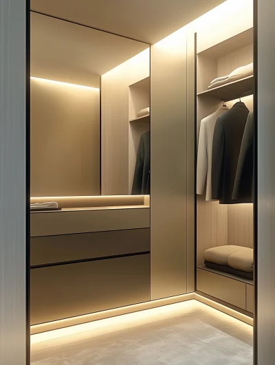 Modern Minimalist Style Cloakroom