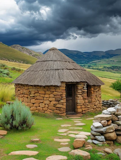 Traditional Lesotho House