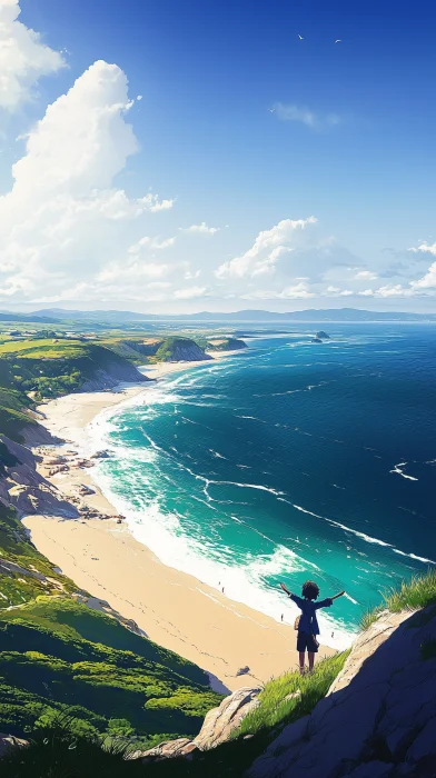 Vast Coastal Landscape