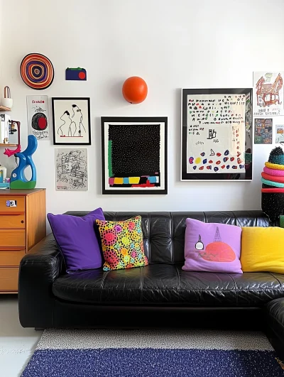 Colorful Living Room Interior