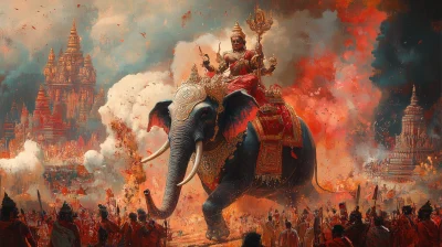 Ravana and his Army