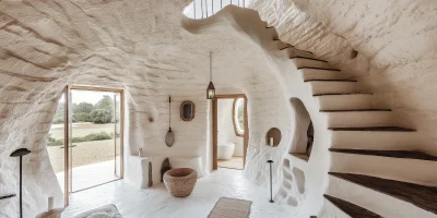 Portuguese Style Spherical Igloo Interior