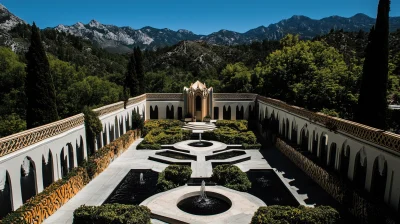 Tranquil Garden View