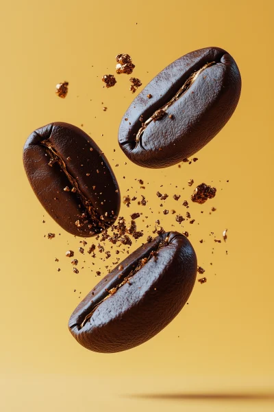 Levitating Coffee Beans