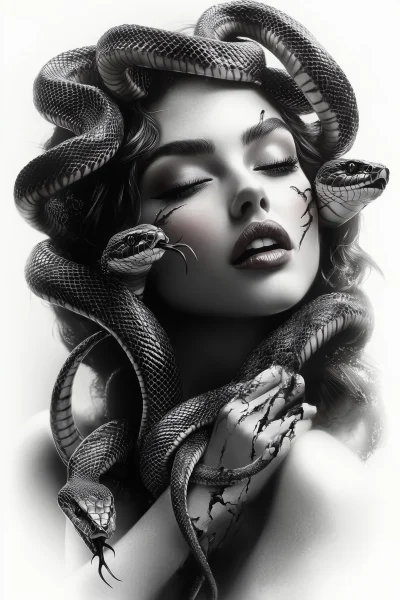 Medusa Inspired Portrait