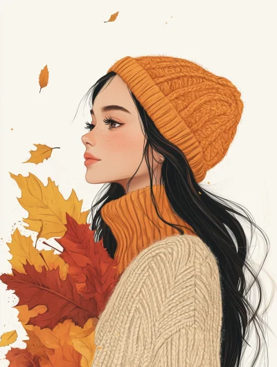 Cozy Autumn Illustration