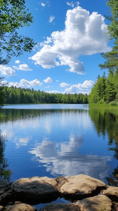 Scenic Lake in Northern Ontario