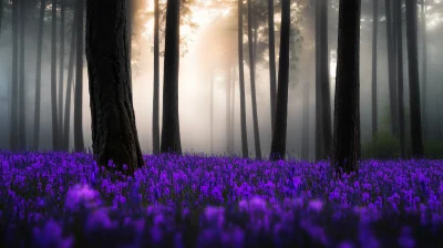 Misty Forest Serenity