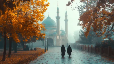 Morning Mosque Walk