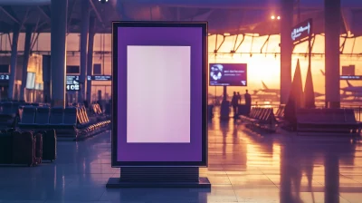 Airport Digital Advertising Screen