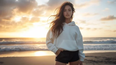 Teenage Model at San Diego Beach