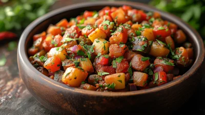 Ratatouille Dish Presentation