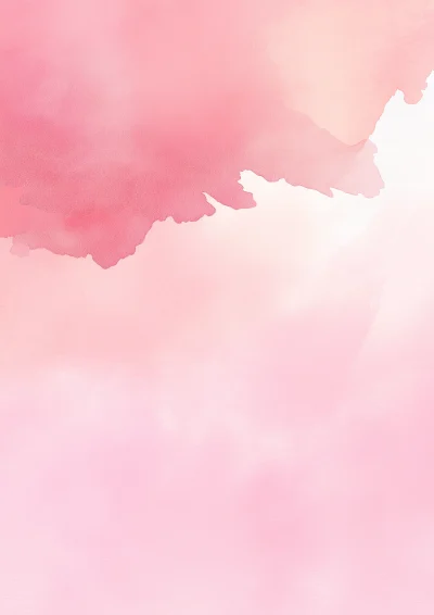 Pink Ombre Watercolor Background