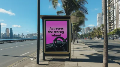 Brazilian Bus Stop Advertising Banner