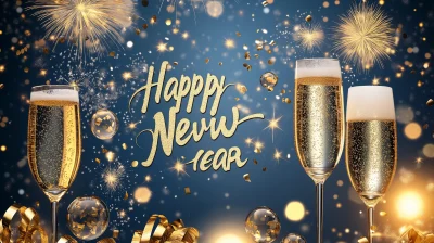 Elegant New Year Celebration Background