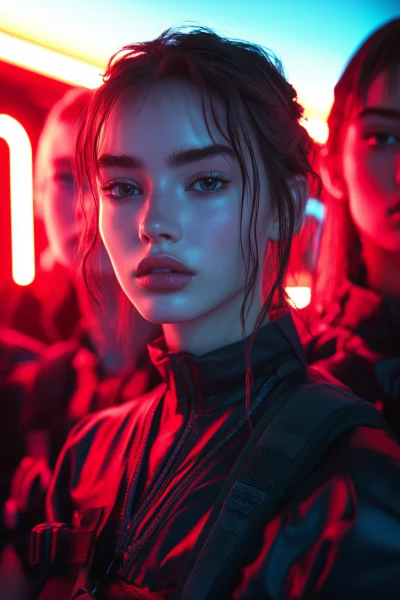 Futuristic Cyberpunk Fashion