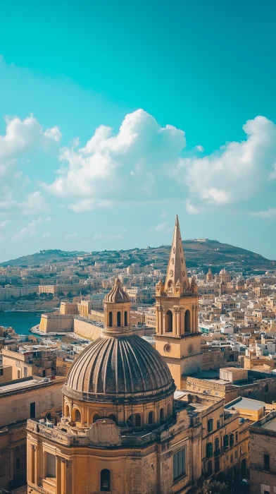 Beautiful Landscape of Valletta, Malta