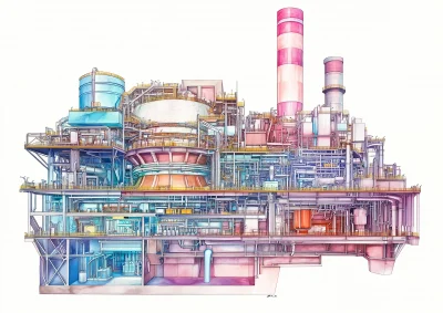 Nuclear Power Plant Concept Art