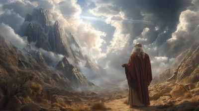 Moses in the Desert of Canaan