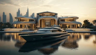 Luxurious Mansion and Yacht Photoshoot