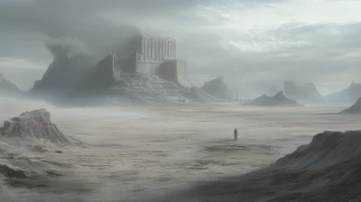 Grey Desert Fantasy Art