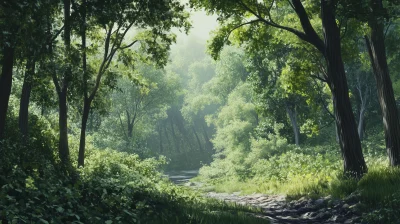 Tranquil Forest Scene