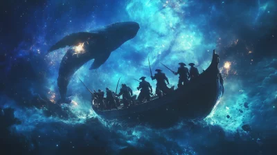 Space Pirates Hunting Whale