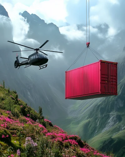 Alpine Helicopter Delivery