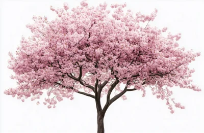 Cherry Blossom Tree Cutout