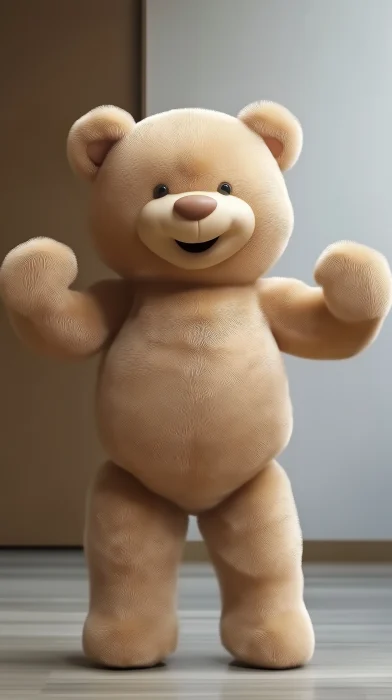 Confident Teddy Bear Doll