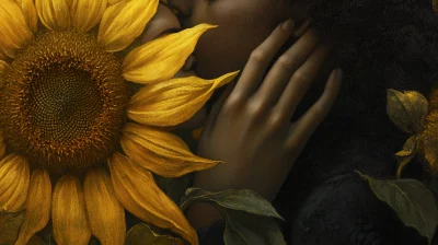 Sunflower Sanctuary Kiss