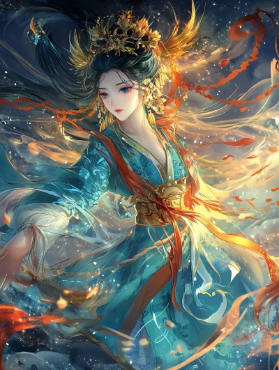 Ancient Chinese Fairy Illustration