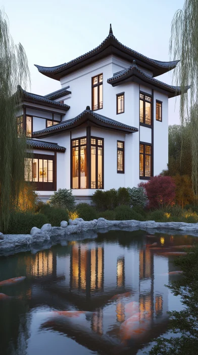 Elegant Modern Chinese Villa