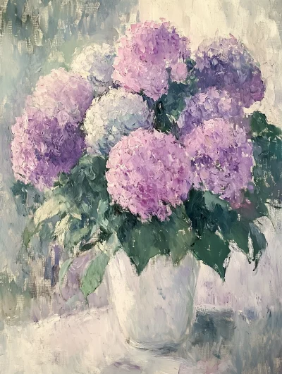 Monet’s Hydrangeas