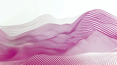 Bright Abstract Background with Parallel Lines and Dots