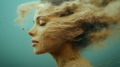 Woman in Sand Dunes