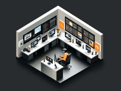 Isometric Office Room