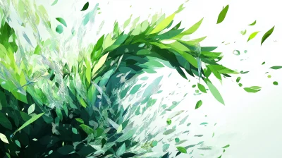 Emerald Leaves Tornado