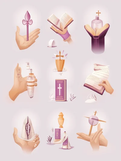 Preachers Icon Set