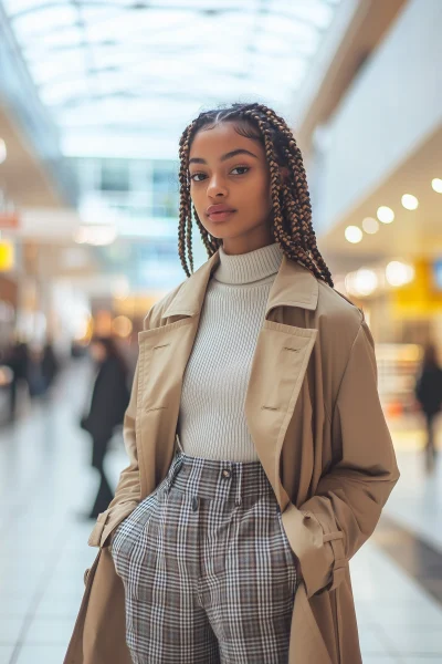 Stylish Woman at the Mall