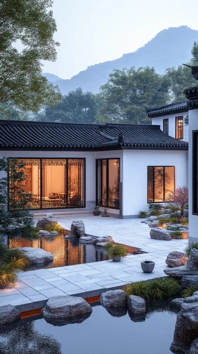 Modern Chinese Courtyard