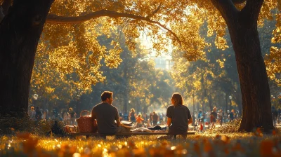 Friends in the Park