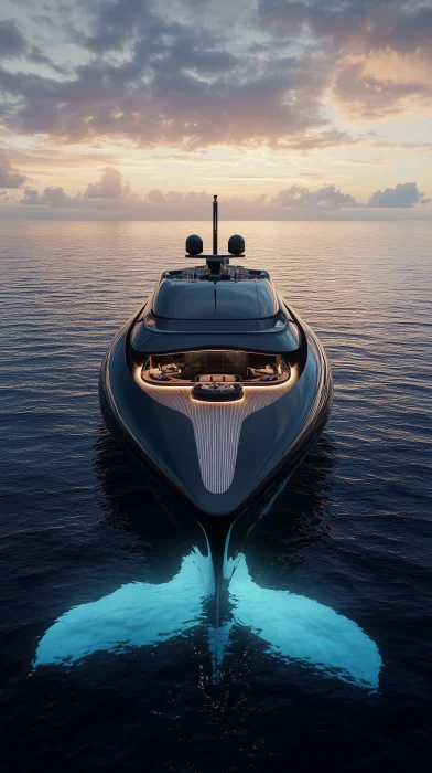 Whale-shaped Yacht