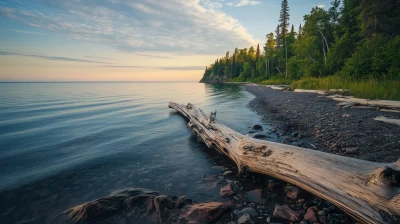 Summer Morning at Lake Superior