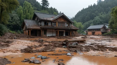 Submerged House in Guizhou Province