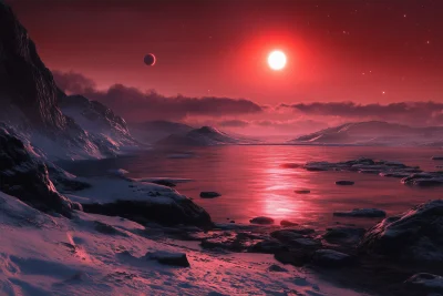 Alien Landscape on TRAPPIST