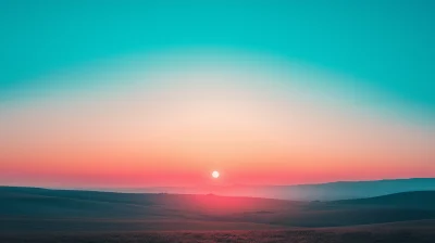 Pastel Sunrise Sky