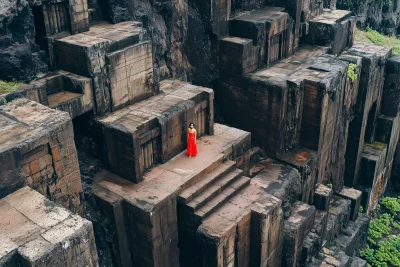 Land Art Inspired Architecture on Cliffside