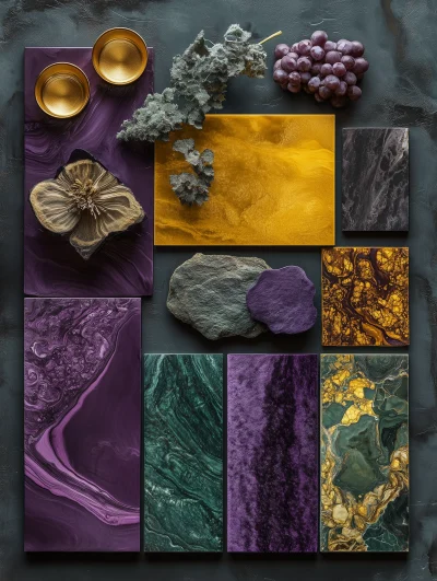 Luxurious Mood Board – VITALUXE Color Palette